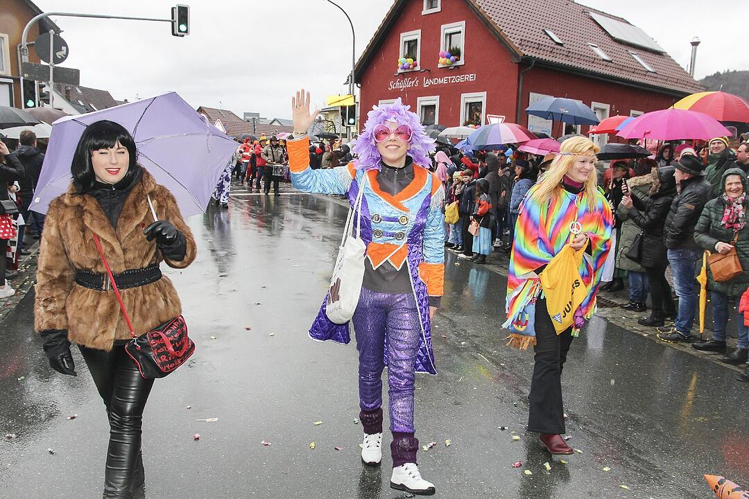 Großer Faschingsumzug  zum Stadtsteinacher Marktplatz