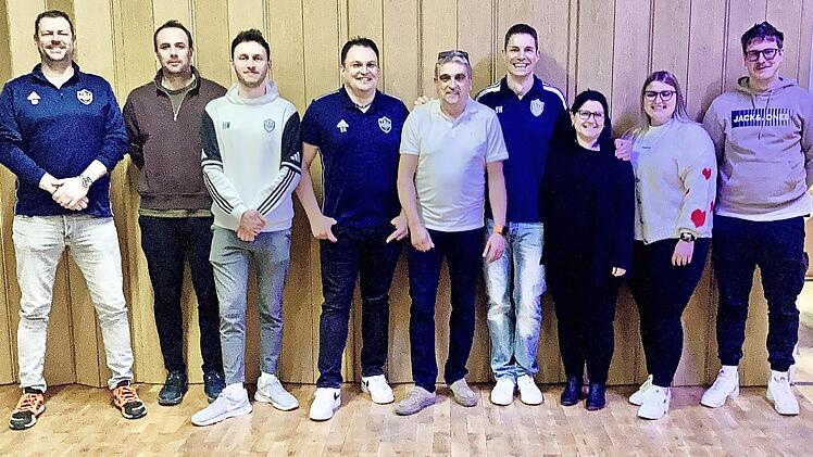 Die frisch gew&auml;hlte Vorstandschaft des TSV Germania Kirchehrenbach.