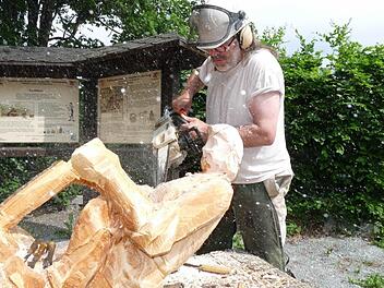 Wolfgang Schott bei seiner Arbeit  Foto: Werner Vetter
