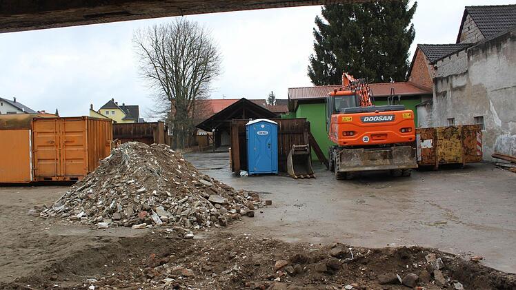 Hier waren Bagger am Werk.Foto: Anette Schreiber