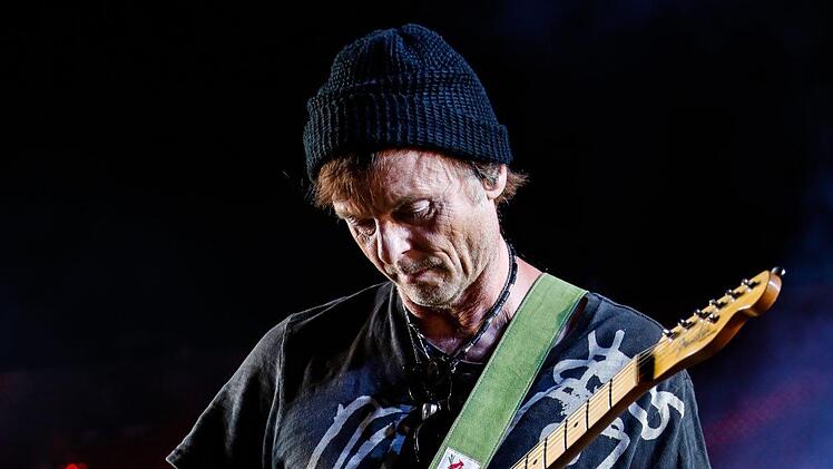 a-ha-Gitarrist Pål Waaktaar-Savoy beim Konzert in Coburg.Foto: Matthias Hoch