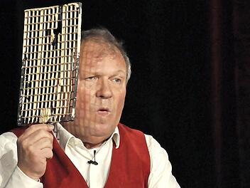 Thomas Freitag bei seinem Auftritt im Kurtheater in Bad Kissingen. Foto: Peter Klopf