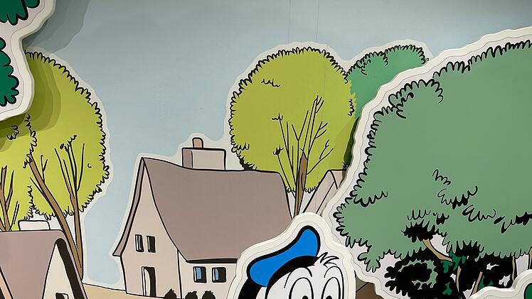 Donald Duck als Autofahrer
