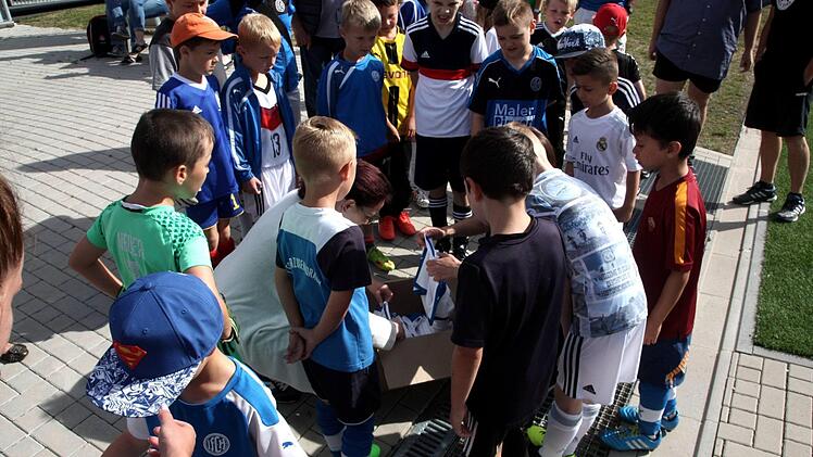 Die Kinder waren mit großem Eifer bei der Sache. Foto: Richard Sänger