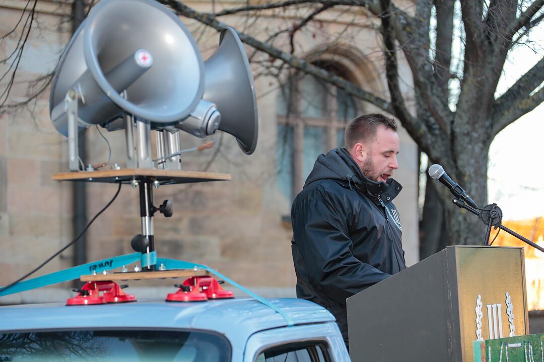 Fest der Demokratie, III. Weg und Anti-Nazi-Demonstrationen in Bamberg