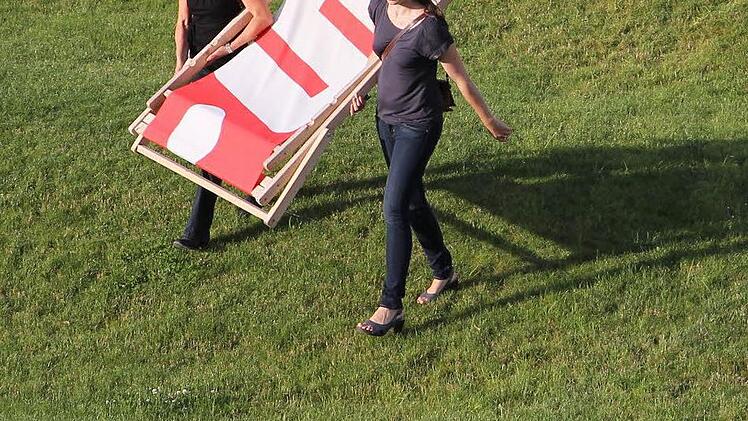 Gartenschau-Sport: Stuhlgang