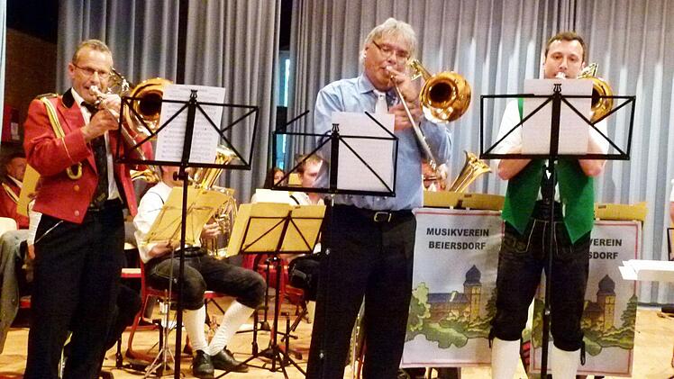 Ein Solo der drei Posaunisten des Kreisorchesters erntete großen Beifall. Fotos: Doris Weidner