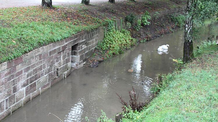 Die Kanalmauer wurde gerichtet und neu verfugt. Foto: Mäuser