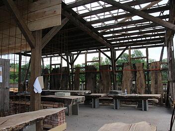 Im "Zollinger" wird das Bierland Oberfranken seine Spezialitäten präsentieren. Der Name kommt vom Erfinder der ungewöhnlichen Dachkonstruktion. Alle Fotos: Simone Bastian