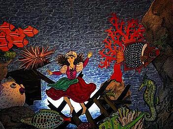 Rabenmärchen im Papiertheater