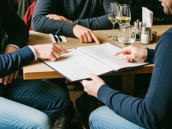 Speisekarte, Restaurant, G&auml;ste