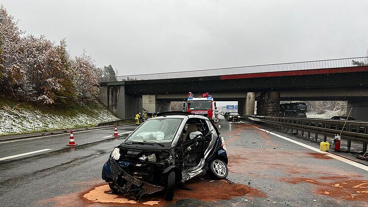 Schwerer Unfall auf A3