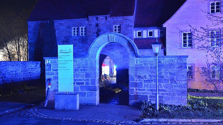 Feuer im Kloster Maria Bildhausen.  Foto: Hanns Friedrich