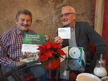 Bernhard Schwab und Peter Wirkner stellen die neue CD vor.Richard Sänger