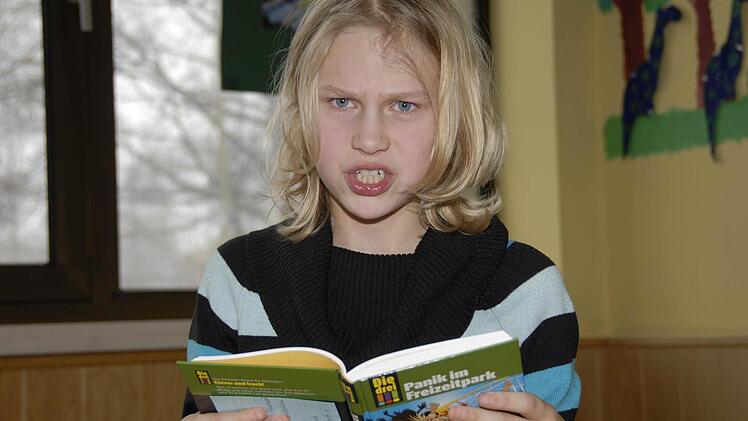 Im Stechen nur knapp unterlegen: Katharina Kloss (11 Jahre) vom MGF-Gymnasium...