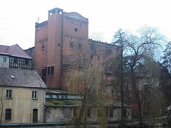 Einst ein stolzes Gebäude: die Malzfabrik (hier die Rückseite).