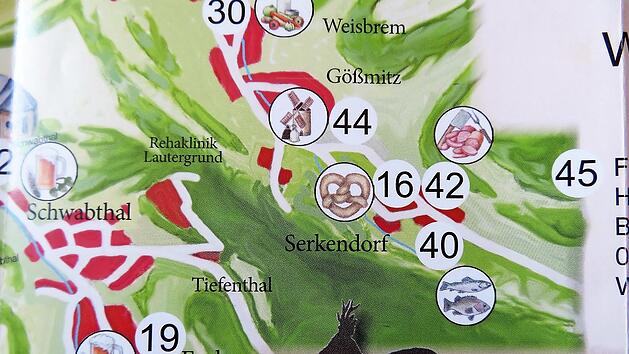 Übersichtliche Symbole sorgen für eine perfekte Orientierung auf der Karte: Jeder weiß sofort, wo es was gibt.