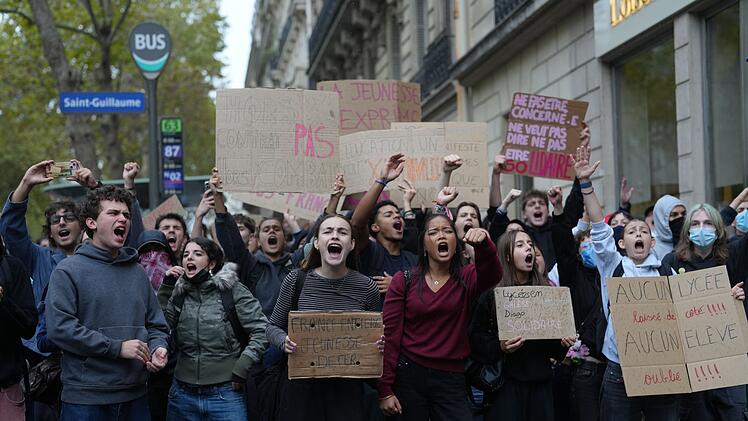 Schulproteste in Frankreich