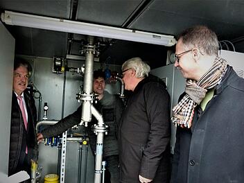 Der neue "Filter" für Treibhausgas-Emissionen auf der Deponie Höferänger ist sehr effektiv.