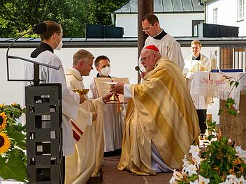 Christian Rentsch wurde von Kardinal Reinhard Marx zum Priester geweiht. Foto: Robert Kiderle