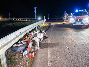 In Ebersdorf bei Coburg hat es einen schweren Motorradunfall gegeben.