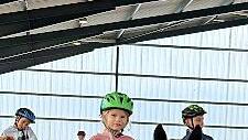 In der Reithalle durften die Kinder auch reiten.