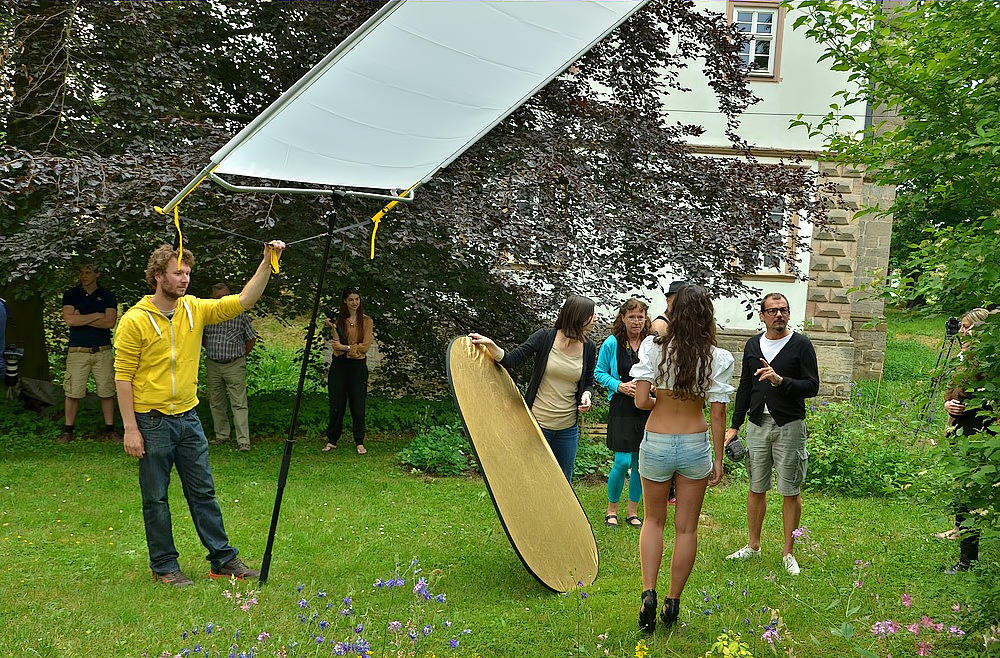 Presse Fotoshooting des Jungbauernkalenders 2013