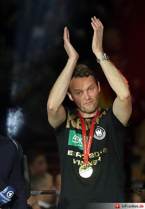 Handball-Nationalmannschaft - Feier Max-Schmeling-Halle