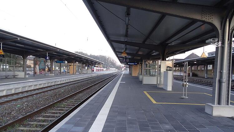 Impressionen von der Baustelle Bahnhof Coburg: Anfang Dezember 2017Foto: Jochen Berger