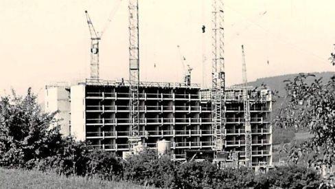 Das Kurstift im Bau Foto: Stadtarchiv Bad Brückenau