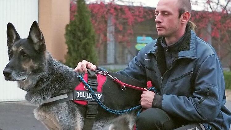 Schäferhund Sam lebt bereits über die Hälfte seines Lebens im Tierheim Coburg.  Fotos: Cindy Dötschel