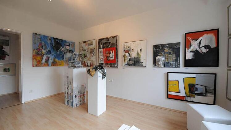 Kunstwerke in der Umgebung, in der sie entstanden sind: Ausstellung im Atelier Ruppert.