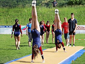 Die Abteilungen der Sportvereine zeigten ihr Können.  Fotos: Klaus Gagel