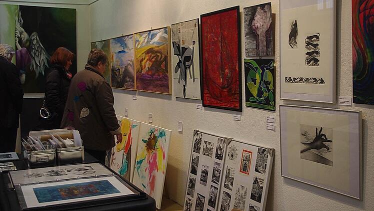 Blick in die Ausstellung. Foto: Heike Schülein