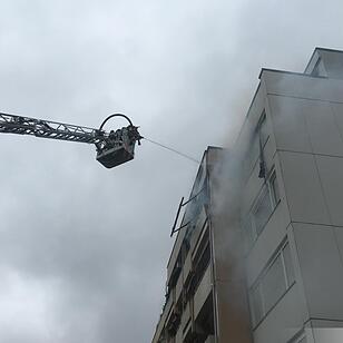Fürth: Wohnungsbrand in der Südstadt