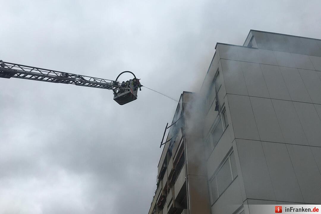 Fürth: Wohnungsbrand in der Südstadt
