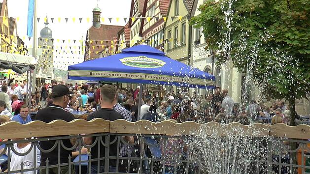 Das Eberner Altstadtfest verlief ganz friedlich mit nur wenigen Ausnahmen. Foto: Christian Licha