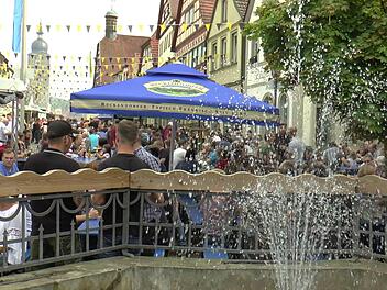 Das Eberner Altstadtfest verlief ganz friedlich mit nur wenigen Ausnahmen. Foto: Christian Licha