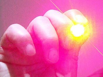 Am Donnerstagabend wurde ein Autofahrer Opfer einer Laserpointer-Attacke.