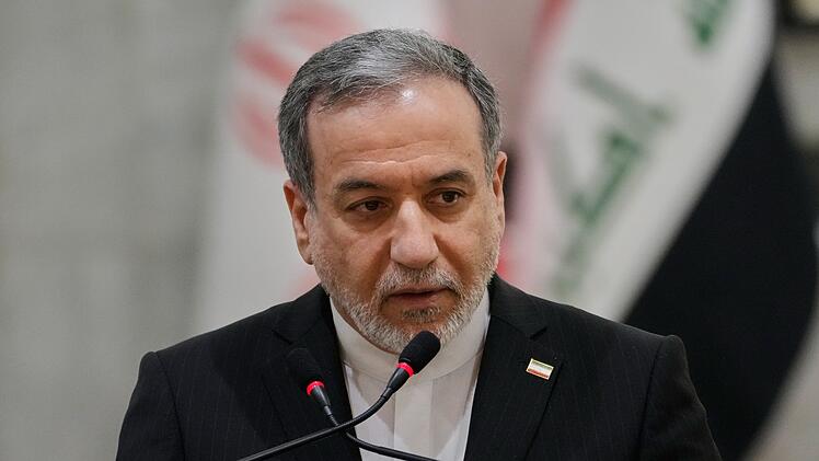Irans Au&szlig;enminister Abbas Araghtschi  im Irak