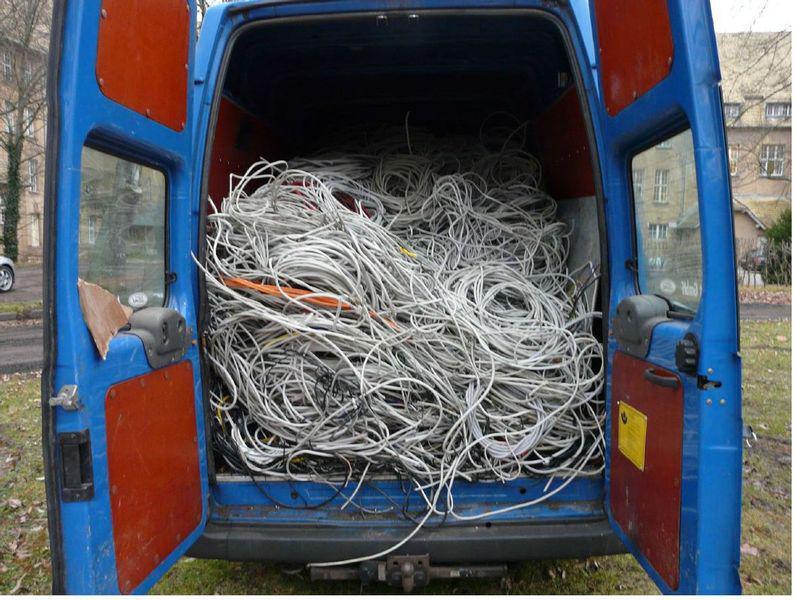 Polizei nimmt Buntmetalldiebe hoch