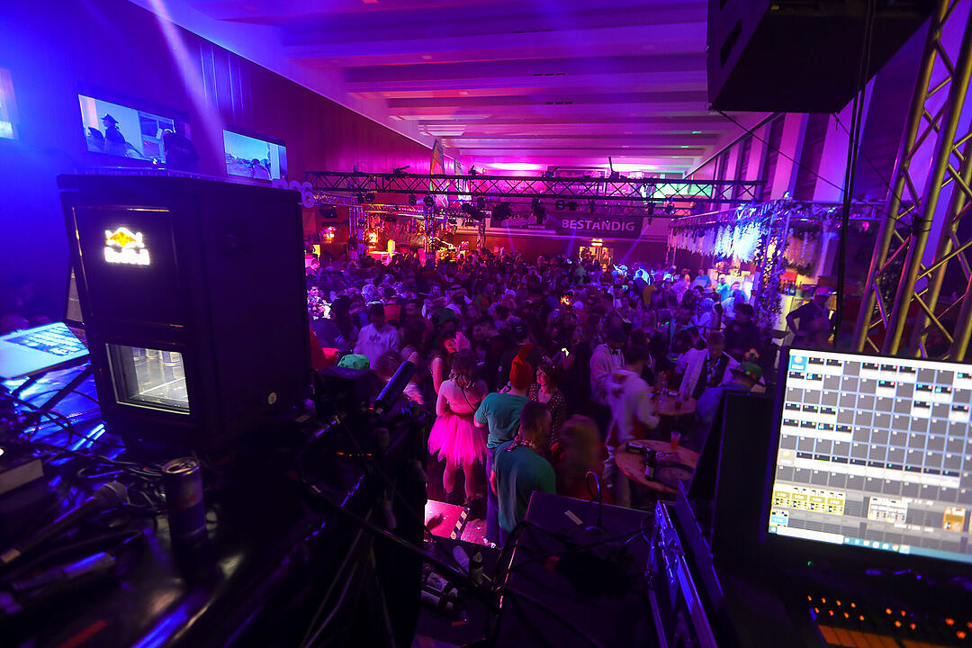 Beste Partystimmung in der Stadthalle