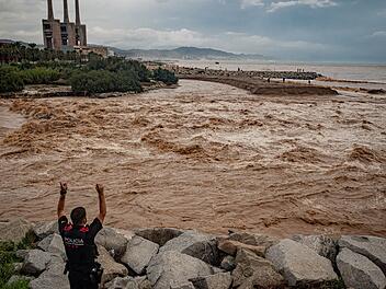 Unwetter in Spanien