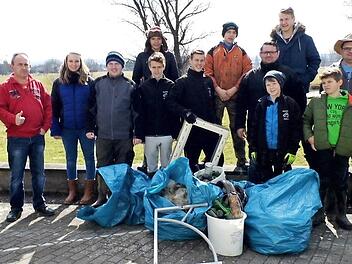 In nur wenigen Stunden fanden die Jungfischer und ihre Begleiter jede Menge Unrat. Foto: privat