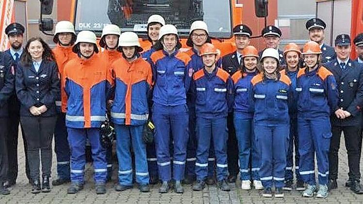 F&uuml;r strahlende Gesichter sorgte das Abschneiden der Jugendgruppen aus dem Landkreis Coburg beim Bezirksjugendleistungsmarsch. Foto: privat