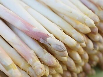 Eine Ursache: Spargel wird "vio", weil UV-Licht zur Stange durchdringt und die Photosynthese einsetzt.  Fotos: Sarah Dann