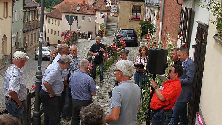 Der Obere Markt in Thurnau ist ein beliebtes Fotomotiv. Auch die Jurymitglieder waren begeistert.