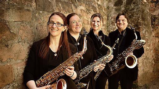 Das Ava-Saxophonquartett gibt am Samstag, 25. Oktober, ein Konzert in der Marienkirche im Staatsbad.