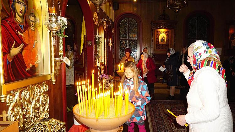 Orthodoxe Weihnacht in Bischofsheim. Foto: Marion Eckert