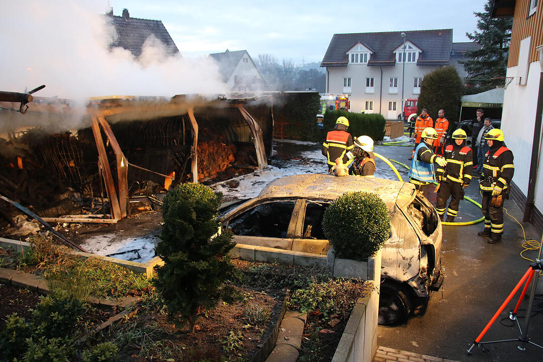 Garagenbrand in Rödental II